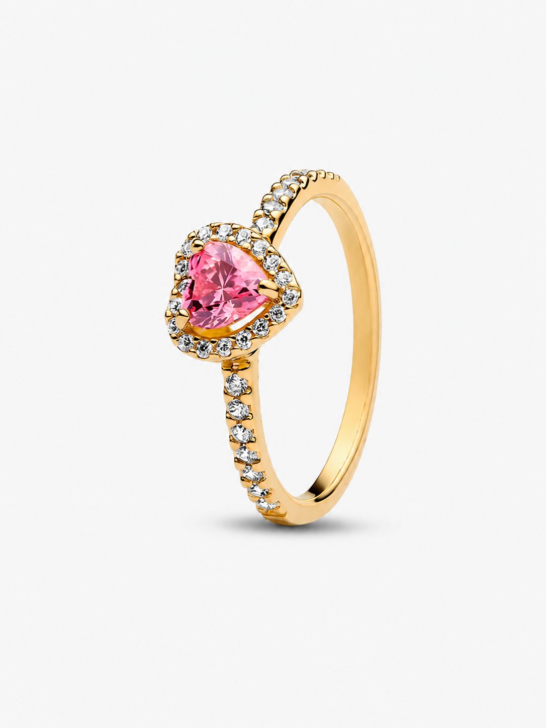 Anillo Corazón Rosa Encantado