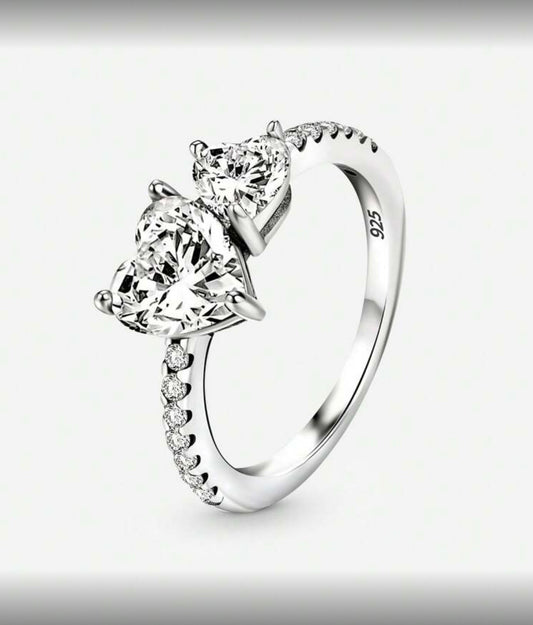 Anillo dos corazones