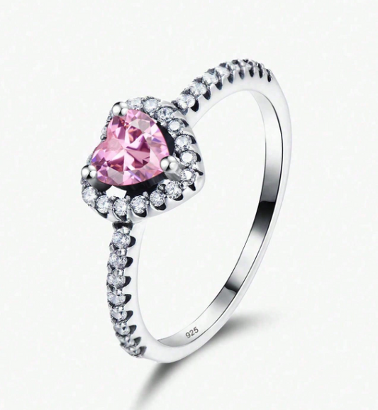 Anillo Pink heart