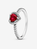 Anillo Corazón Rojo