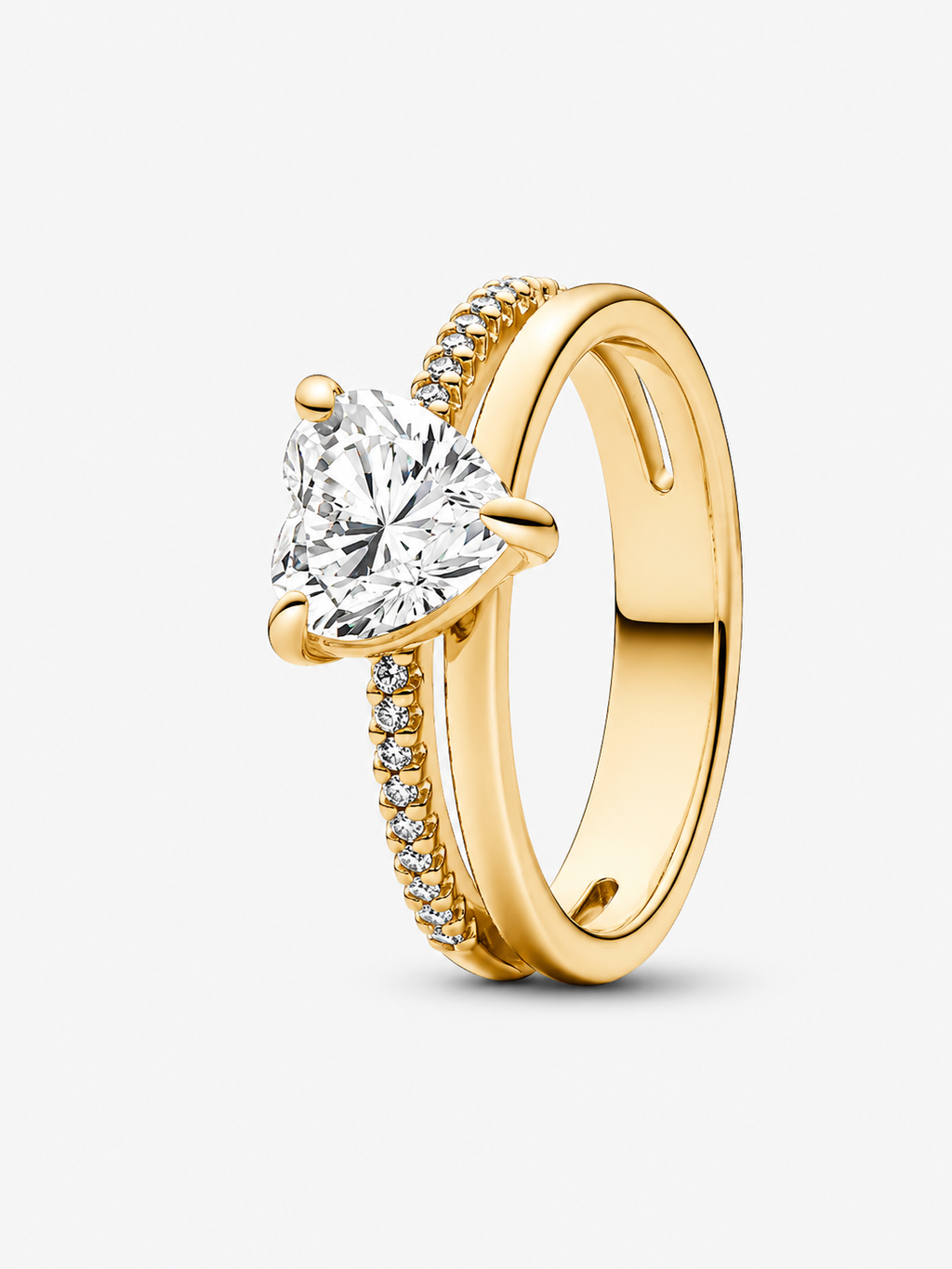 Anillo Corazón Radiante