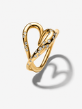 Anillo Corazón Infinito Dorado
