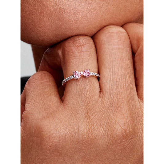 Anillo lazo rosa