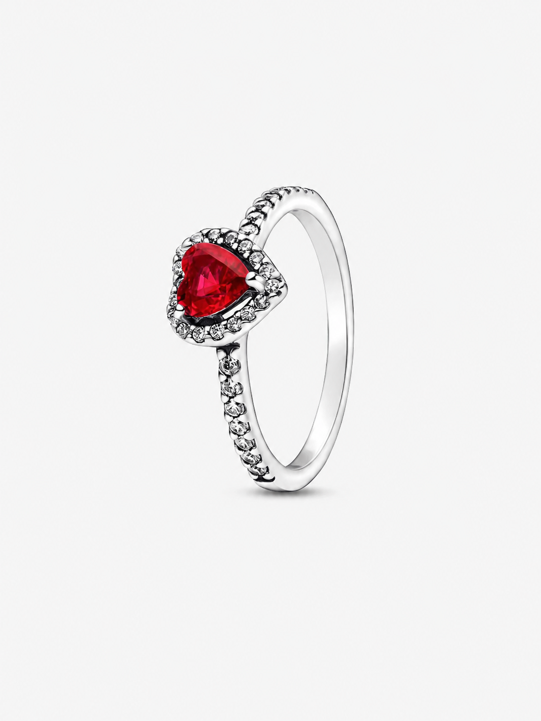 Anillo Corazón Rubí Eterno