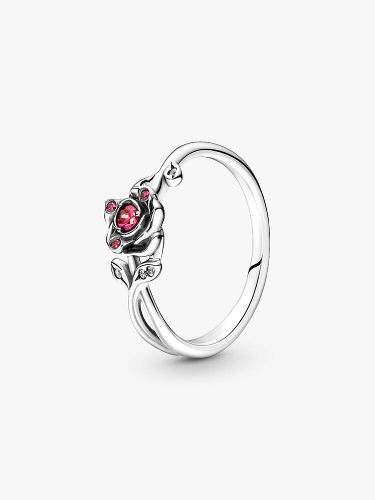 Anillo Rosa Encantada Plata