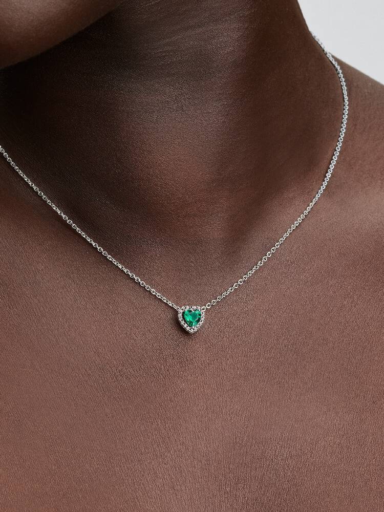 Collar Corazón Esmeralda